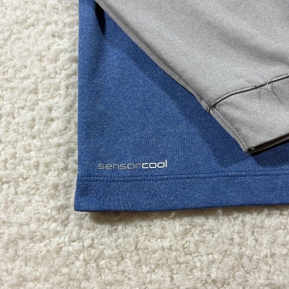 Ping Golf 1/4 Zip Pullover Mens Large Blue Performance Activewear Long Sleeve - Picture 4 of 11